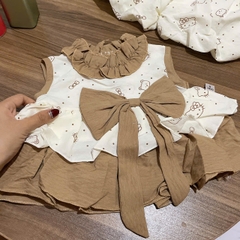 G785-Set đũi Kitty nâu q bí (07.13kg)