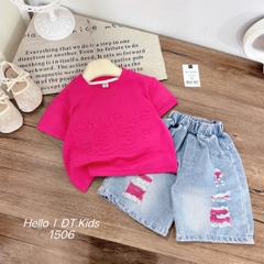 G790-Set bò hồng chữ dập q jean (10.20kg)
