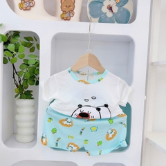 B493-Bộ cộc thun lạnh thú quần kẻ (05.15kg)