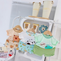 B493-Bộ cộc thun lạnh thú quần kẻ (05.15kg)