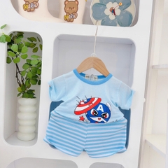 B493-Bộ cộc thun lạnh thú quần kẻ (05.15kg)