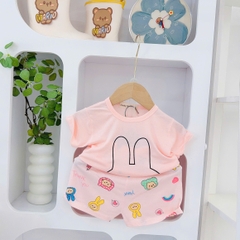 B493-Bộ cộc thun lạnh thú quần kẻ (05.15kg)