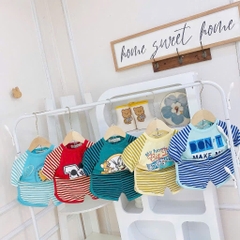 B494-Bộ cộc thun lạnh phối kẻ (08.15kg)