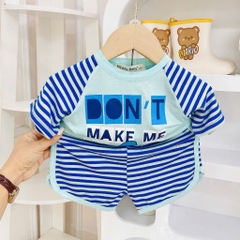 B494-Bộ cộc thun lạnh phối kẻ (08.15kg)