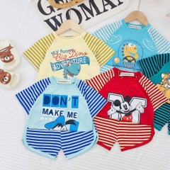 B494-Bộ cộc thun lạnh phối kẻ (08.15kg)