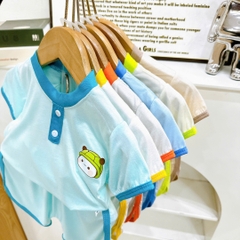 B495-Bộ cộc thun lạnh trụ trơn viền (08.15kg)