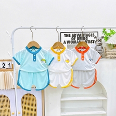 B495-Bộ cộc thun lạnh trụ trơn viền (08.15kg)