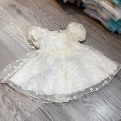 V385-Váy công chúa OP hoa nhí kem (09.23kg)
