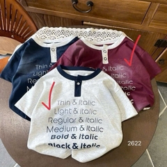 A389-Áo thun QC TXR xám cúc Thin (10.20kg)