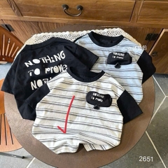 A397-Áo thun QC TXR trắng kẻ NOTHING (10.20kg)