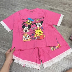 G840-Bộ cotton cộc xịn Mickey ren (25.45kg)