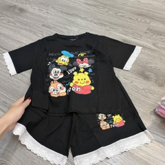 G840-Bộ cotton cộc xịn Mickey ren (25.45kg)