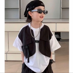 T669-Set áo cotton khoá q kaki đen (12.24kg)
