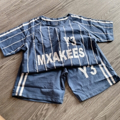 T671-Bộ cotton xanh kẻ Y3 (18.30kg)