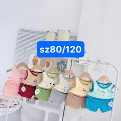 B563-Bộ balo thun lạnh viền màu (05.15kg)
