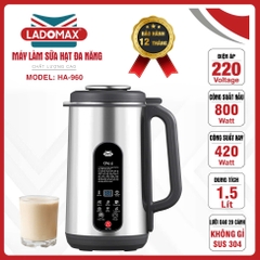 Máy làm sữa hạt đa năng Ladomax HA-960