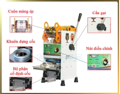 Máy ép ly Eton ET-D1 Gạt Tay 500ml-700ml