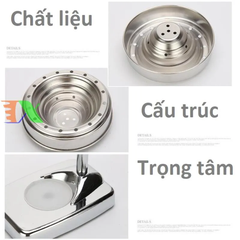 Ép cam inox nhỏ loại 1 chống sét