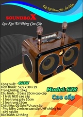 Loa Xách Tay Karaoke Soundbox S28 - Siêu Đẹp Siêu Hay