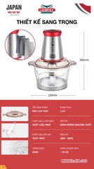 MÁY XAY THỊT LADOMAX HA-333 (INOX - NHỰA)