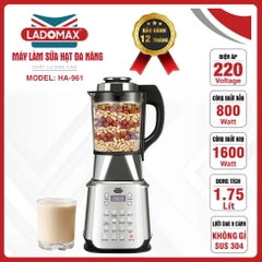 Máy làm sữa hạt đa năng Ladomax HA-961