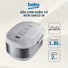 Nồi cơm điện tử cảm ứng 1.8L Beko RCM58023W