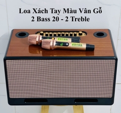 Loa Xách Tay Sound S221 Màu Vân Gỗ