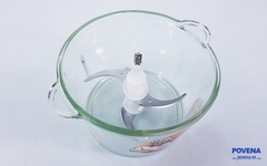 Máy xay thịt cối thủy tinh 2L Povena PVN-3212