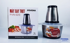 Máy xay thịt cối inox 2L Povena PVN-3213