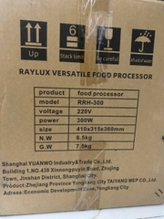 Máy Cắt Rau Củ Quả Hạt Lựu, Thái Sợi.. RRH-300