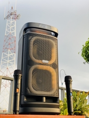 Loa Karaoke Bluetooth Temeisheng 6620D Công Suất 200W Kèm 2 Micro Cao Cấp