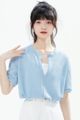 [A035] SET 2 ÁO LIỀN NHAU len thun dệt kim Montoghi Quảng Châu cổ V dáng croptop nhúm eo xinh - L2M  (Hot)