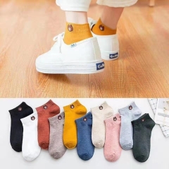 [B007] VỚ NỮ cổ ngắn hình GẤU siêu dễ thương nhiều màu sắc - L2M
