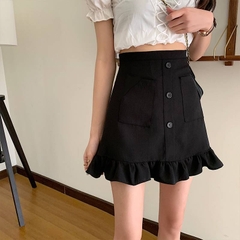 [Q015] Quần giả váy nữ BÈO ĐUÔI CÁ phối lưng thun co giãn chất tuyết mưa xinh xắn - L2M