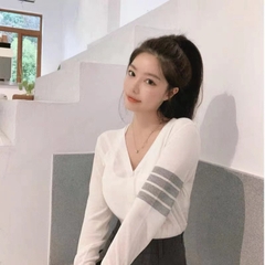 [A308] Áo KHOÁC len cardigan mỏng 5 SỌC BÊN TAY phối nút hàng Quảng Châu mặc được nhiều kiểu - L2M (Sale)