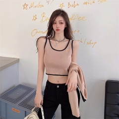 [A031] SET (2 MÓN) áo khoác TAY DÀI kèm áo hai dây Cardigan len dệt kim Quảng Châu cực xinh - L2M