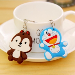[PK01] Một MÓC KHÓA nhựa dẻo hoạt hình dễ thương nhiều mẫu mã may mắn - L2M