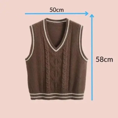 [A225] Áo len thun Montoghi dệt kim GILE RỜI họa tiết XOẮN THỪNG phối đồ Quảng Châu xinh xắn - L2M