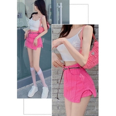 [Q016] Quần short nữ GÂN XẺ GÓC lưng cao chất liệu kaki co giãn siêu tôn dáng năng động - L2M