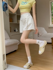 [Q005] Quần SHORT ỐNG RỘNG nữ có túi phối lưng thun co giãn chất liệu tuyết mưa mềm mại - L2M
