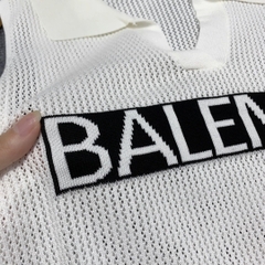 [A013] Áo lưới len Montoghi dệt kim BALEMAI cổ polo dáng vừa  hàng Quảng Châu mùa hè cực xinh - L2M (Sale)