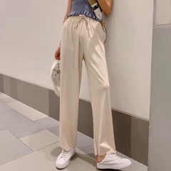 [Q024] Quần dài ống suông nữ GÂN TĂM mềm mịn tôn dáng co giãn dễ phối đồ - L2M