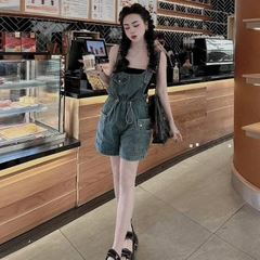 [A257] Quần YẾM RÚT EO nữ kiểu ngắn cực bền phối túi xinh xắn và năng động - L2M (Sale)