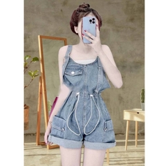 [A257] Quần YẾM RÚT EO nữ kiểu ngắn cực bền phối túi xinh xắn và năng động - L2M (Sale)
