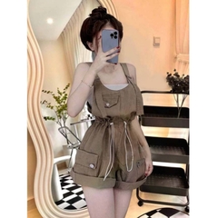[A257] Quần YẾM RÚT EO nữ kiểu ngắn cực bền phối túi xinh xắn và năng động - L2M (Sale)