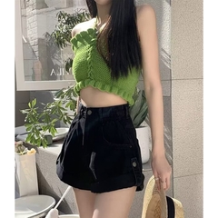 [Q036] Quần SHORT kaki nữ BẤM 2 TAG LAI 2 bên co giãn tôn dáng năng động và cá tính - L2M