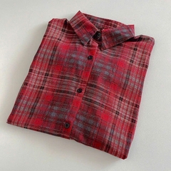 [A336] Áo KHOÁC sơ mi nữ TƠ MỎNG kẻ CARO vải đẹp phom rộng thời trang Quảng Châu năng động - L2M (Sale)
