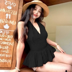 [A431] Áo kiểu nữ CỔ YẾM MÀU TRƠN có mút vạt xòe phối lưng chun tôn dáng xinh xắn hot trend - L2M (New)