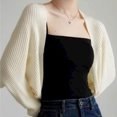 [A445] Áo khoác len Cardigan kiểu TAY DƠI LEN GÂN tay dài chống nắng dày dặn - L2M (New)