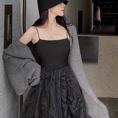 [A445] Áo khoác len Cardigan kiểu TAY DƠI LEN GÂN tay dài chống nắng dày dặn - L2M (New)